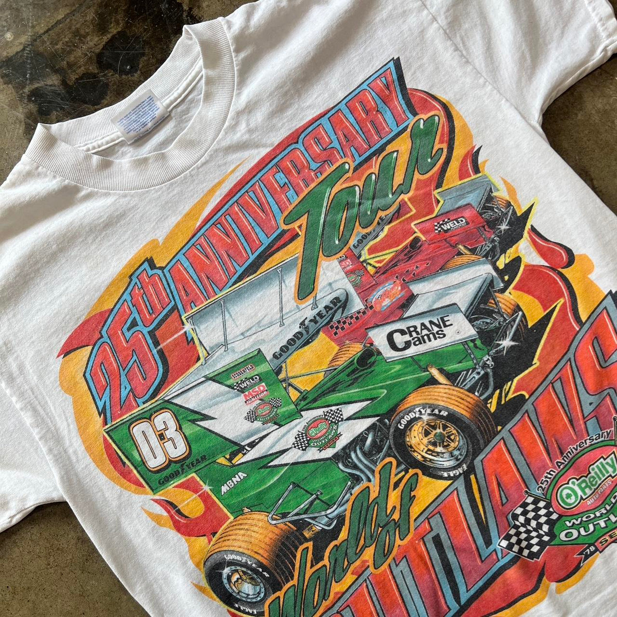 25th Anniversary O'Reilly World of Outlaws Tee