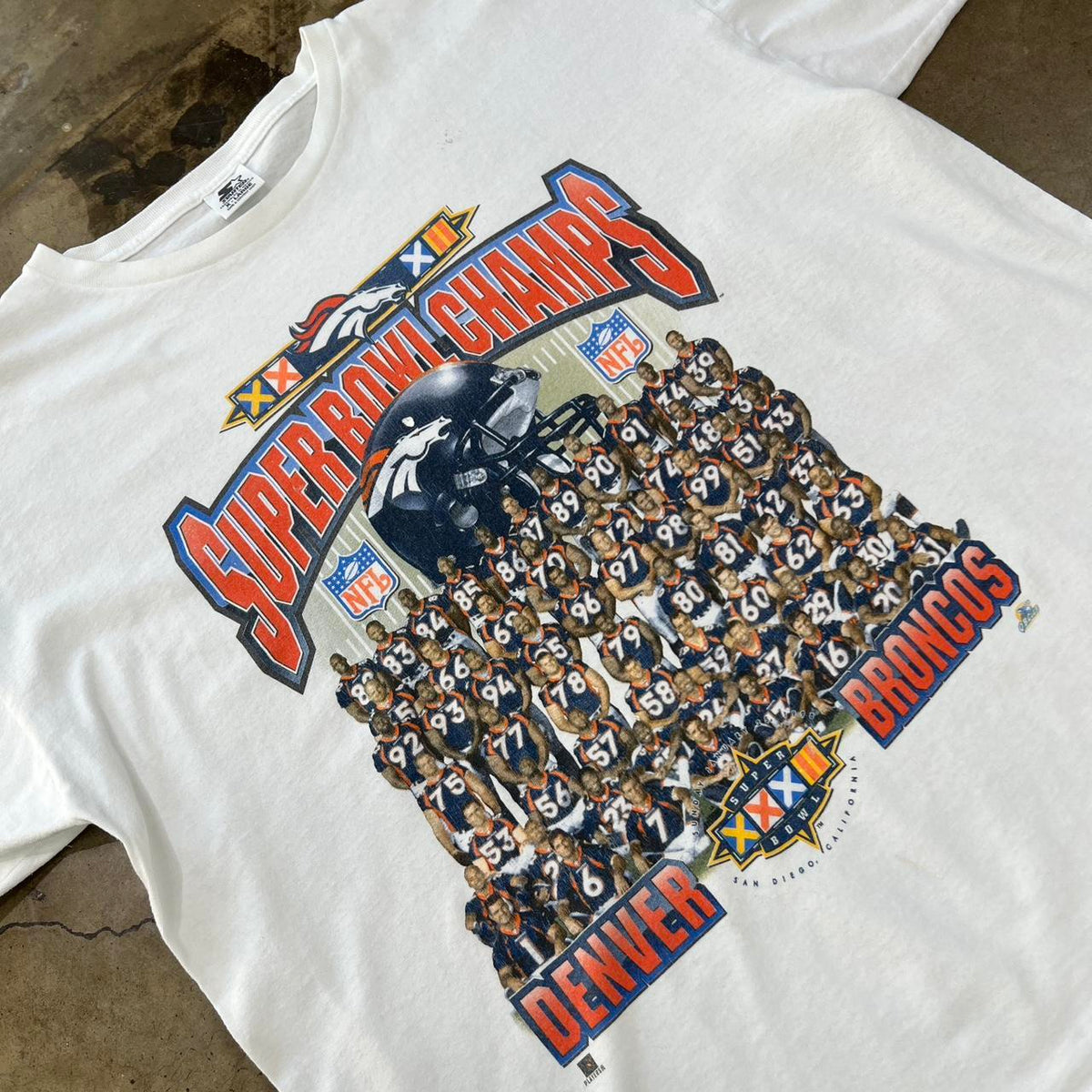 NFL Super Bowl XXXII Denver Broncos Team Tee