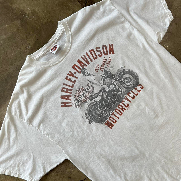 Harley Davidson Williamtown Wyoming Old School Tee