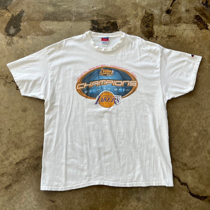 2001 NBA Finals NBA Lakers Championship Back to Back Tee