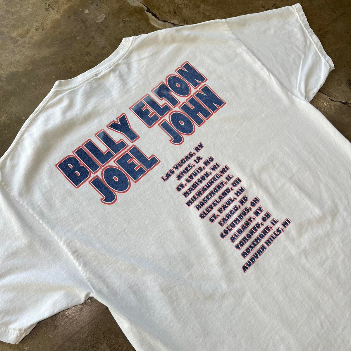 Elton John and Billy Joel American Tour Tee