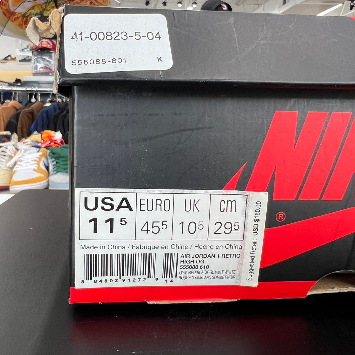 Air Jordan 1 Bred Toe