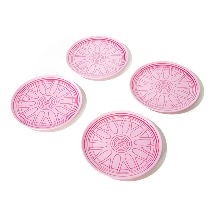 Track Sped Plates - Pink