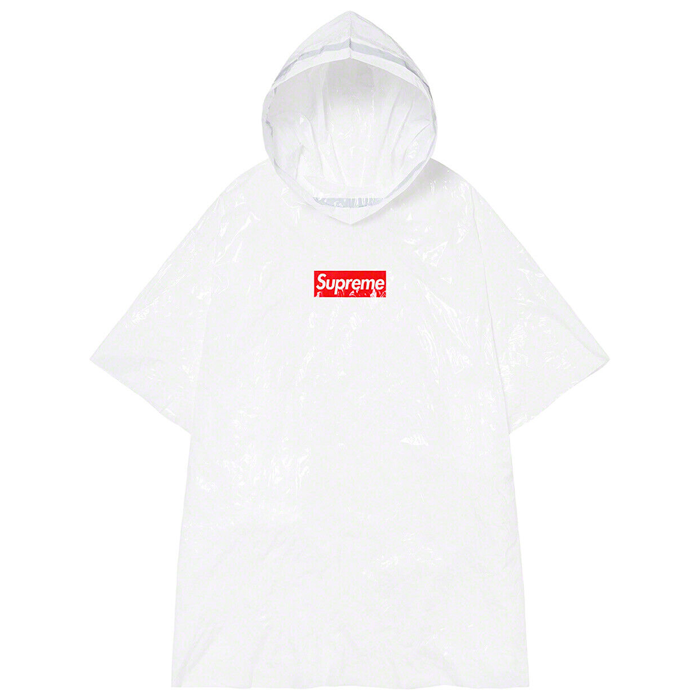 Ballpark Rain Poncho - White