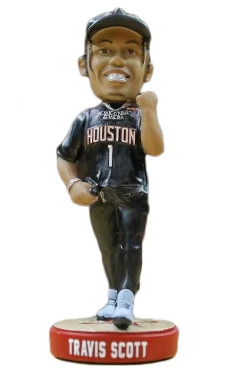 Travis Rockets Bobble Head - Red