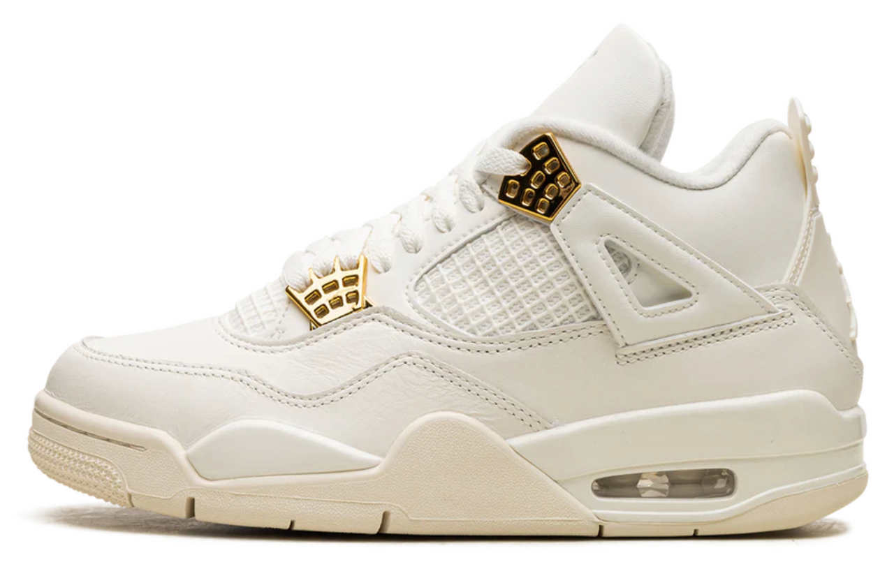 Air Jordan 4 W Metallic Gold Sail