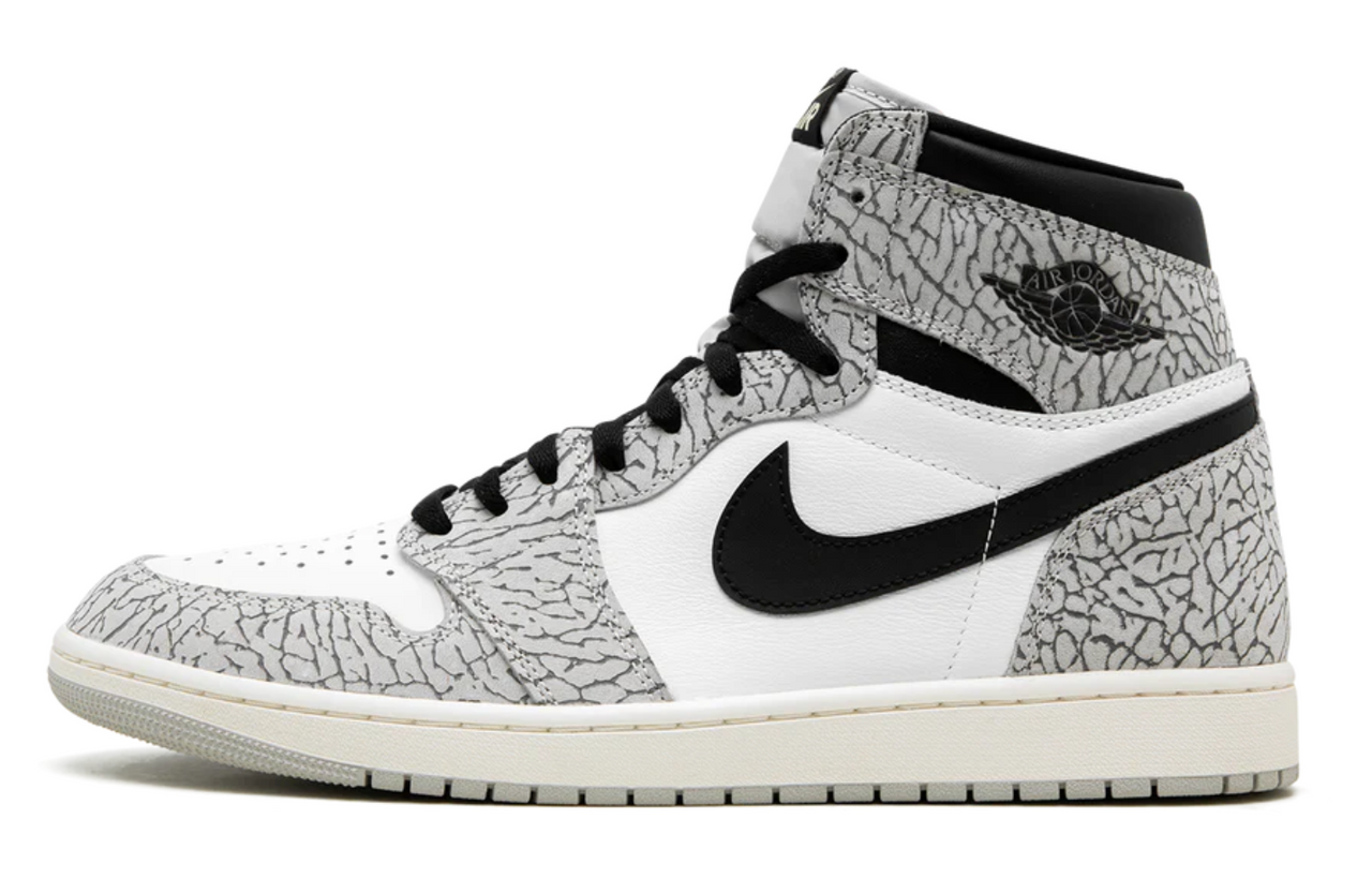 Air Jordan 1 White Cement