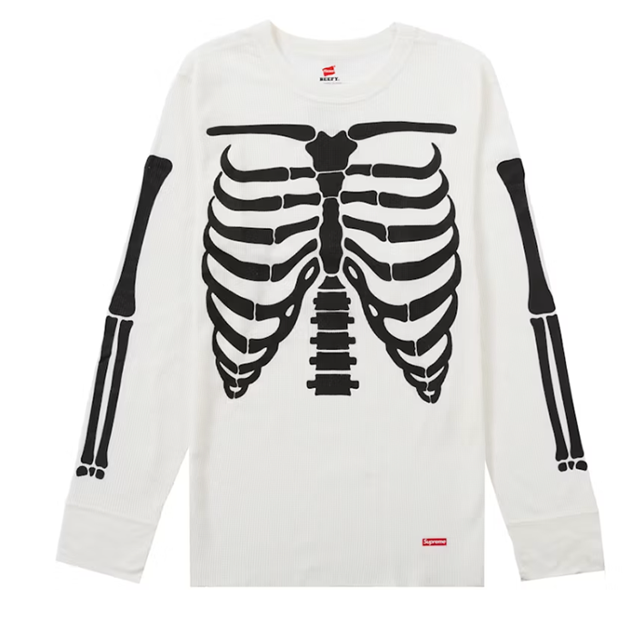 Skeleton Hanes Thermal - Natural