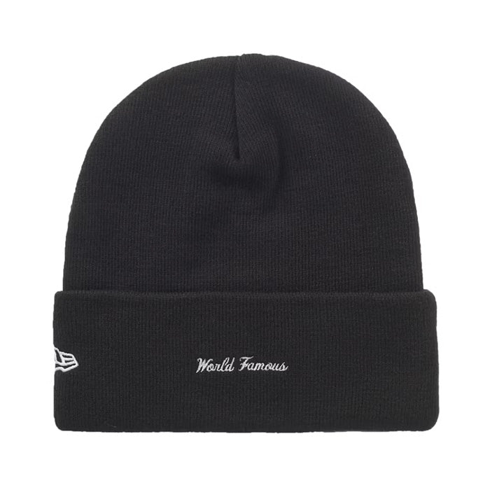 New Era Box Logo Beanie - Black