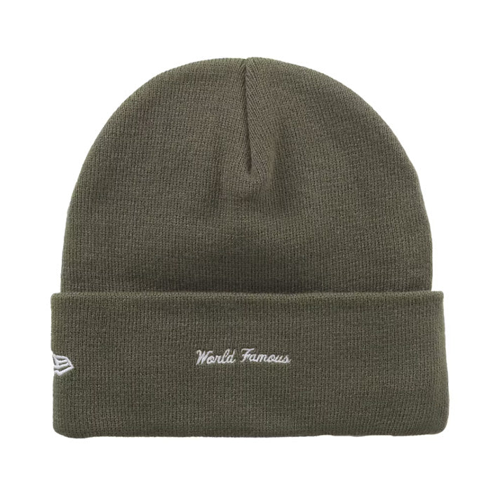 New Era Box Logo Beanie - Olive