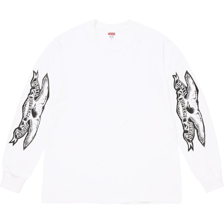 ANTIHERO Eagle Long Sleeve Tee - White