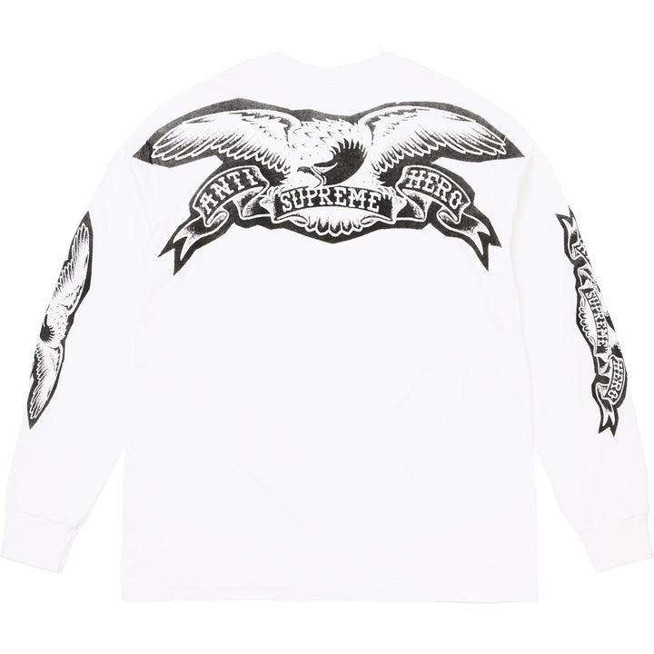 ANTIHERO Eagle Long Sleeve Tee - White