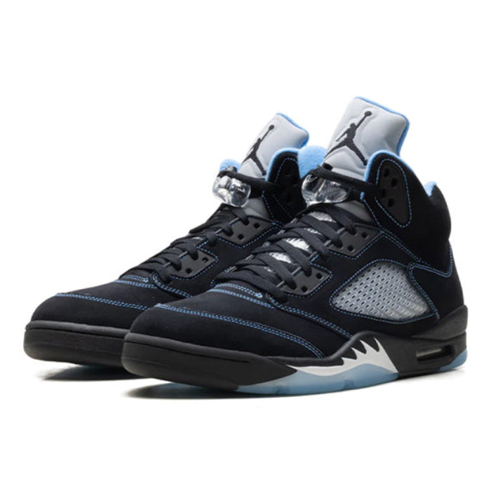 Air Jordan 5 Black University Blue UNC
