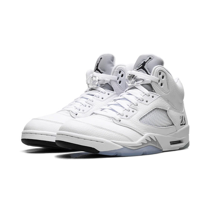 Air Jordan 5 White Metallic
