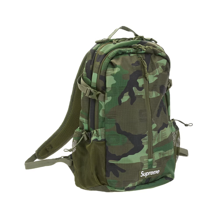 "Supreme" Backpack - Woodland Camo