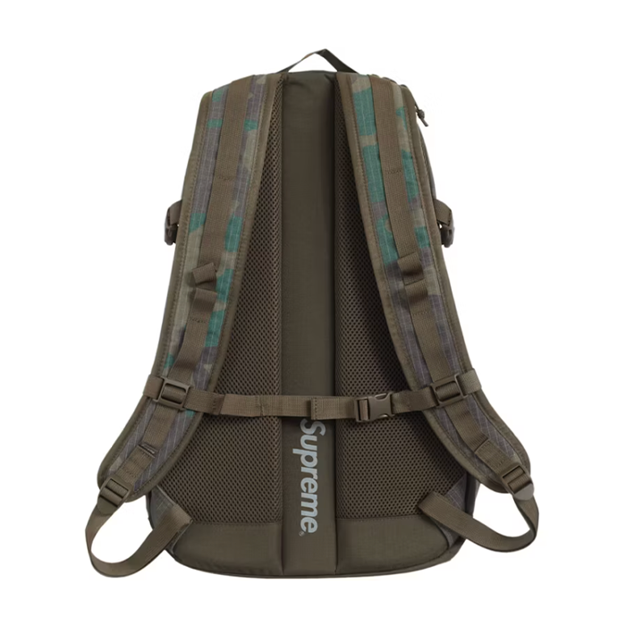 "Supreme" Backpack - Woodland Camo