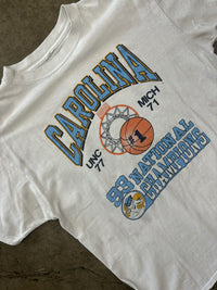 Carolina UNC vs Michigan Single Stitch Tee