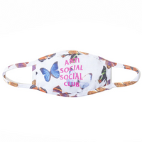 Ashton Butterfly Face Mask - White