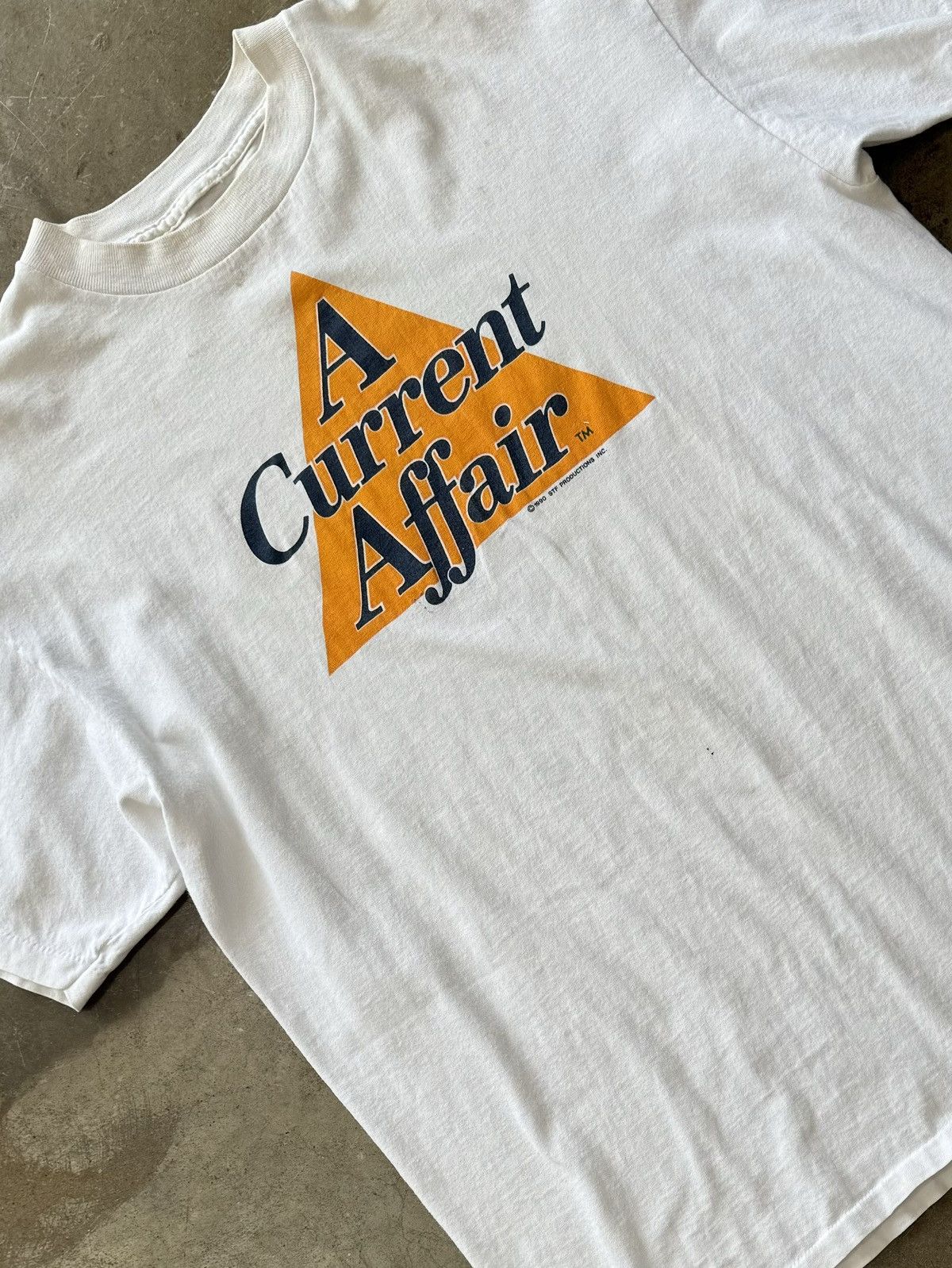 A Current Affair Tv Single Stitch Tee