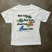 Dr. Seuss One Fish Two Fish Single Stitch Tee Large