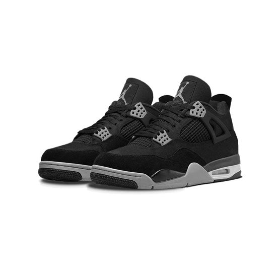 Air Jordan 4 Black Canvas GS