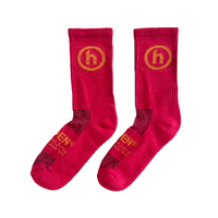 NYC H Logo Socks - Red