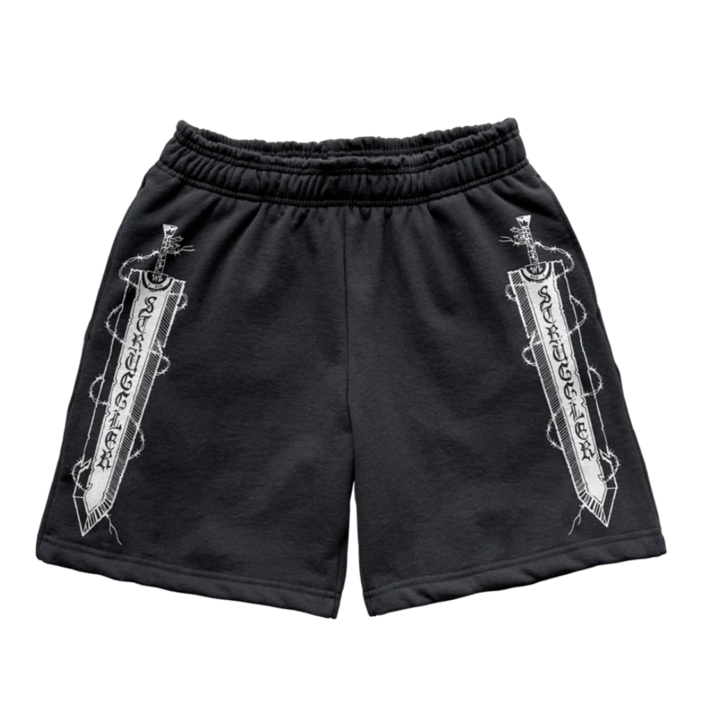 Struggler Sword Sweatshorts - Black