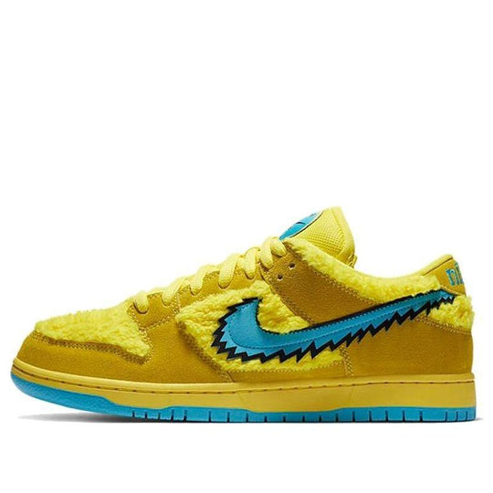 SB Dunk Low x Grateful Dead Bears Opti Yellow