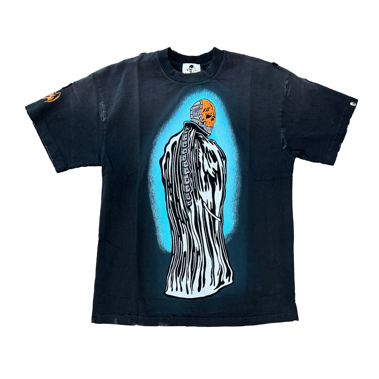 Men's Quarterly Frank Tee - Faded Blue