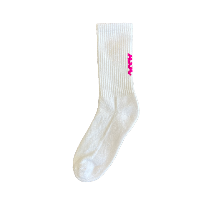 Undefeated x Branded ASSC Logo Socks - White