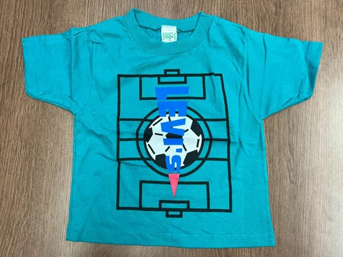 90s Youth Levi Soccer Sport Aqua Tee