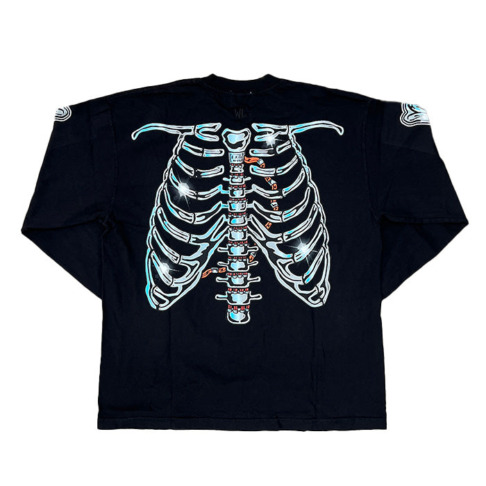 Skeleton Endura Long Sleeve - Black