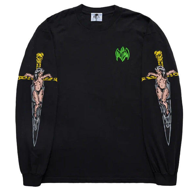 Crucifixion Long Sleeve Tee - Black